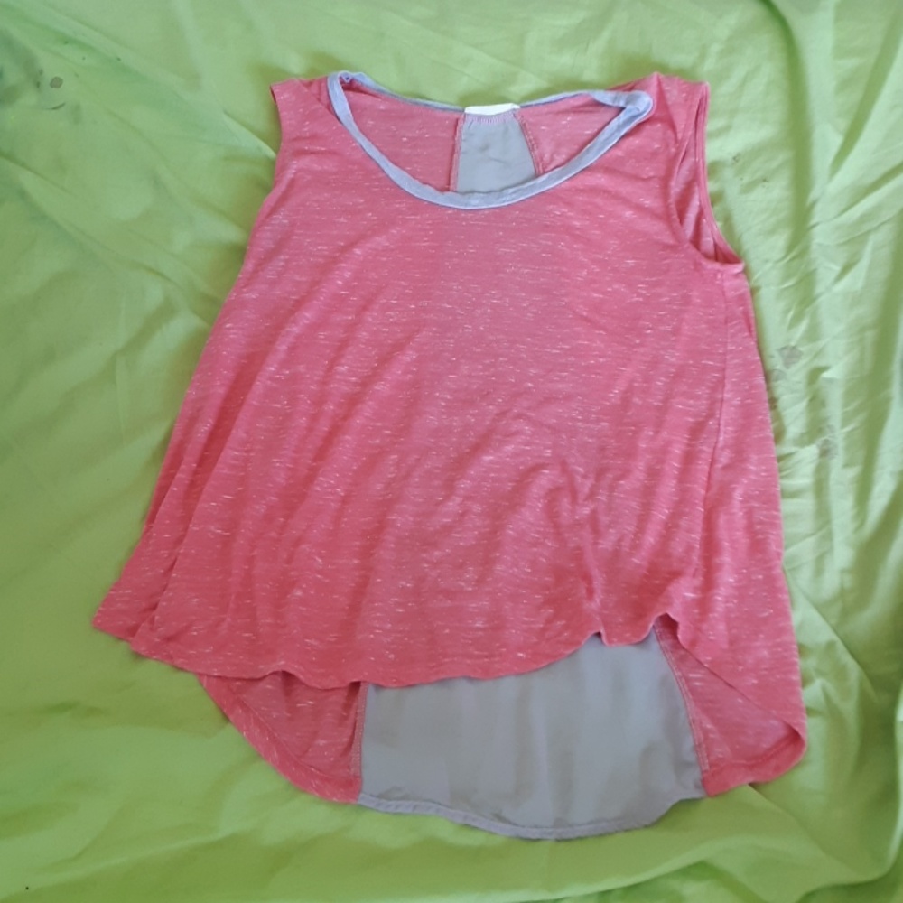 Pink workout top